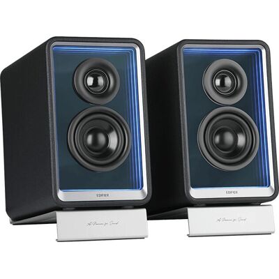 Caixas de som Bluetooth Edifier QR65 - 70W Alta Resolução RGB Caixas de som Bluetooth Edifier QR65 - 70W Alta Resolução RGB