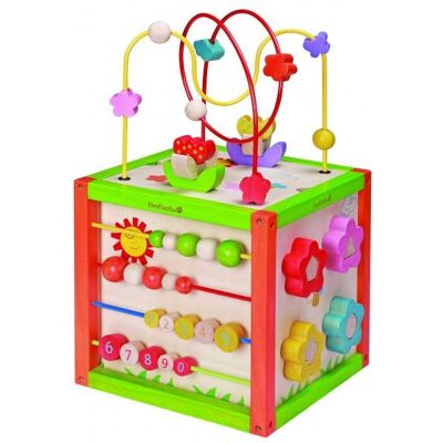EverEarth 5-in-1 Garten Motorikwürfel aus Holz - Spielcenter für Kinder EverEarth 5-in-1 Garten Motorikwürfel aus Holz - Spielcenter für Kinder