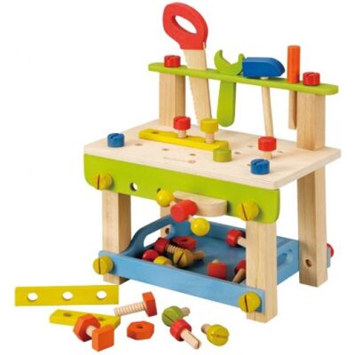 EverEarth Holz-Werkbank - 41 Werkzeuge für Kinder 36+ Monate EverEarth Holz-Werkbank - 41 Werkzeuge für Kinder 36+ Monate