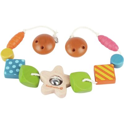 EverEarth EE33583 Natürliches Buchenholzmotorikspielzeug - Kinderwagenkette EverEarth EE33583 Natürliches Buchenholzmotorikspielzeug - Kinderwagenkette