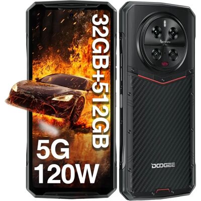 Doogee DK10 - Smartphone 5G - 512 GB - 12 GB RAM - Noir Doogee DK10 - Smartphone 5G - 512 GB - 12 GB RAM - Noir