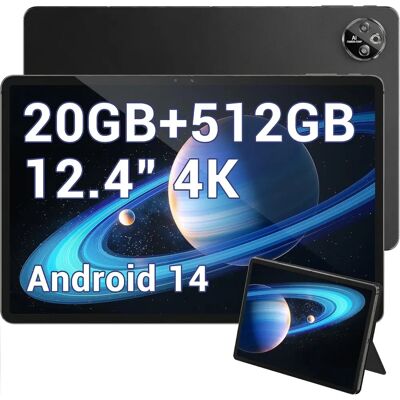 Doogee T30 Max - Tablette 4G - 12,4'' - 512GB, 8GB RAM - 10800mAh - Publicité Doogee T30 Max - Tablette 4G - 12,4'' - 512GB, 8GB RAM - 10800mAh - Publicité