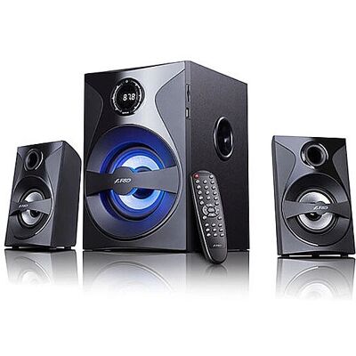 Fenda F380X Bluetooth 2.1-Kanal Lautsprecherset - Schwarz Fenda F380X Bluetooth 2.1-Kanal Lautsprecherset - Schwarz