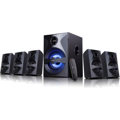 Ensemble d'enceintes Fenda F&D F3800X - 80W Noir 5.1 Canal Bluetooth - Publicité Ensemble d'enceintes Fenda F&D F3800X - 80W Noir 5.1 Canal Bluetooth - Publicité