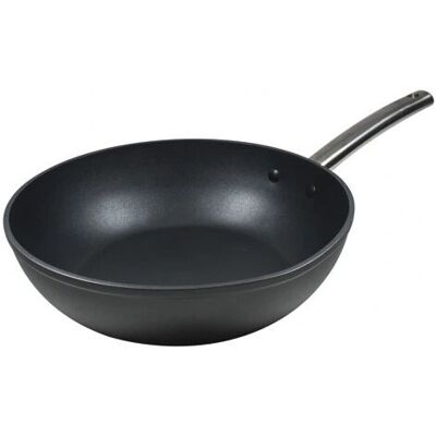 Wok em alumínio preto MasterPro - Antiadherente, Ø 28 cm Wok em alumínio preto MasterPro - Antiadherente, Ø 28 cm