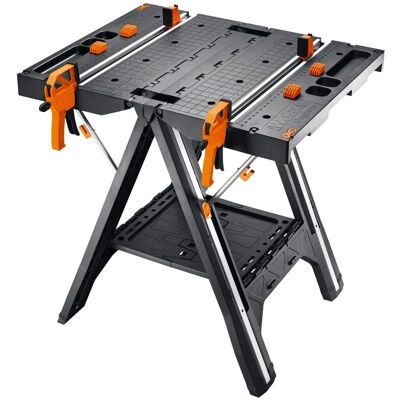 Mesa de Trabalho Worx WX051 - Versátil, Dobrável, 136kg Mesa de Trabalho Worx WX051 - Versátil, Dobrável, 136kg