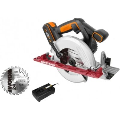 Worx kruhová pila WX530 - 165mm, 20V, 2.0Ah, bezpečnostní zámek Worx kruhová pila WX530 - 165mm, 20V, 2.0Ah, bezpečnostní zámek