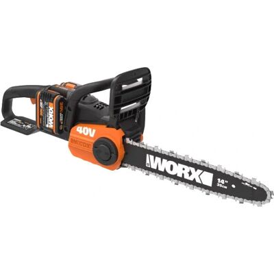 Scie électrique WORX WG384E 40V avec lame de 35cm - Professionnel - Publicité Scie électrique WORX WG384E 40V avec lame de 35cm - Professionnel - Publicité