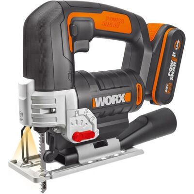 WORX WX543 20V Power Jigsaw - 4-Position Pendular System WORX WX543 20V Power Jigsaw - 4-Position Pendular System