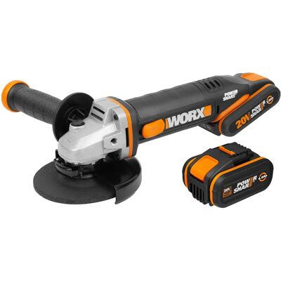 Worx Wx803 Winkelschleifer - 125mm 20V 2.0Ah+4.0Ah Worx Wx803 Winkelschleifer - 125mm 20V 2.0Ah+4.0Ah