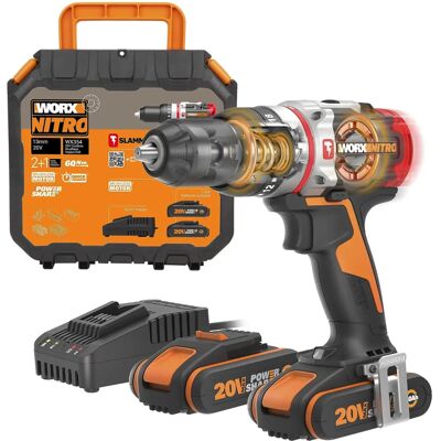 Worx - Wx354 - 20V - 60Nm - Cordless Hammer Drill Worx - Wx354 - 20V - 60Nm - Cordless Hammer Drill