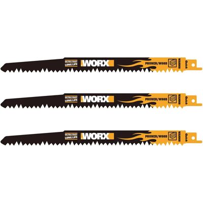 WORX WA8008 Replacement Wood Pruning Blades - Replacement Blades for AXIS Saw WORX WA8008 Replacement Wood Pruning Blades - Replacement Blades for AXIS Saw