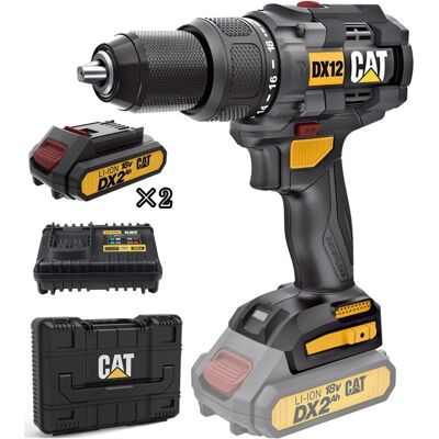 CAT DX12 Taladro de impacto - Herramienta inalámbrica sin escobillas CAT DX12 Taladro de impacto - Herramienta inalámbrica sin escobillas