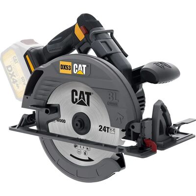 Scie Circulaire CAT DX53B - Sans balais 18V Légère - Publicité Scie Circulaire CAT DX53B - Sans balais 18V Légère - Publicité