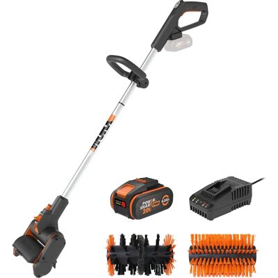 Spazzola multifunzione WORX WG441E - 20V - 4-in-1 per pulizia di superfici e fughe Spazzola multifunzione WORX WG441E - 20V - 4-in-1 per pulizia di superfici e fughe