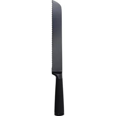 Couteau de Cuisine Bergner en Acier Inoxydable - Lame 20cm - Poignée Noire Couteau de Cuisine Bergner en Acier Inoxydable - Lame 20cm - Poignée Noire