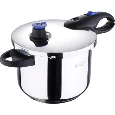 San Ignacio Edelstahl 6L Druckkochtopf - Duero Kollektion San Ignacio Edelstahl 6L Druckkochtopf - Duero Kollektion