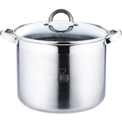 Pentola a cottura lenta Renberg Alexander - Acciaio inossidabile, 12L, Manici ergonomici Pentola a cottura lenta Renberg Alexander - Acciaio inossidabile, 12L, Manici ergonomici