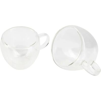 Set di Bicchieri Bergner Coffee & Tea Lovers - 2 Pezzi 100 ml Set di Bicchieri Bergner Coffee & Tea Lovers - 2 Pezzi 100 ml