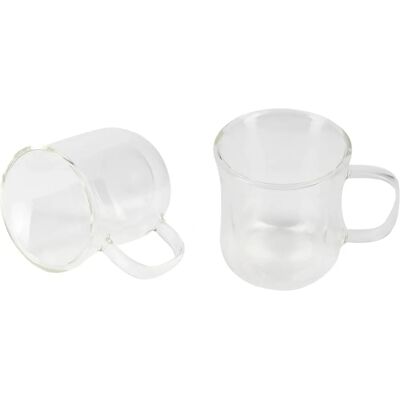 Set di Bicchieri BERGNER Coffee & Tea Lovers - Doppia Parete 230ml Set di Bicchieri BERGNER Coffee & Tea Lovers - Doppia Parete 230ml