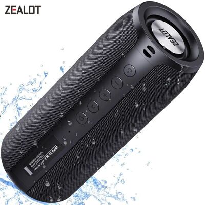 Zealot S51 Wireless Bluetooth Speaker - Portable Waterproof Bass Speaker Zealot S51 Wireless Bluetooth Speaker - Portable Waterproof Bass Speaker