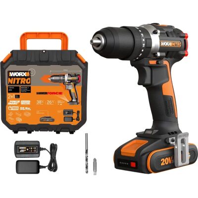 Worx - WX355.1 - 20V Brushless - Compact - Cordless Drill Worx - WX355.1 - 20V Brushless - Compact - Cordless Drill
