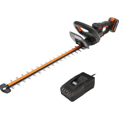 Worx Nitro WG263E - Akku-Heckenschere - 20V/4Ah - 57 cm Schwertlänge Worx Nitro WG263E - Akku-Heckenschere - 20V/4Ah - 57 cm Schwertlänge