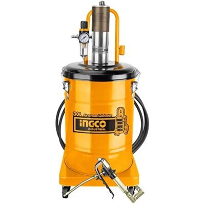 INGCO AGL02301 Pistola di grasso pneumatica - 30L, 400BAR, 250L/min INGCO AGL02301 Pistola di grasso pneumatica - 30L, 400BAR, 250L/min
