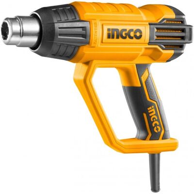Soffiatore termico Ingco - 2000W - Regolabile temperatura & flusso - Professionale Soffiatore termico Ingco - 2000W - Regolabile temperatura & flusso - Professionale