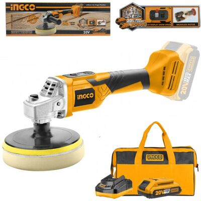 INGCO - APLI2001 - 20V - Brushless - Meuleuse - Publicité INGCO - APLI2001 - 20V - Brushless - Meuleuse - Publicité