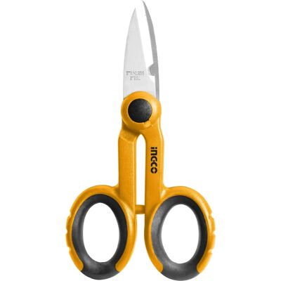 Forbice elettricista INGCO - Lame in acciaio inossidabile - Manico ergonomico - Alloggio per spellacavi - Forbice elettricista Forbice elettricista INGCO - Lame in acciaio inossidabile - Manico ergonomico - Alloggio per spellacavi - Forbice elettricista