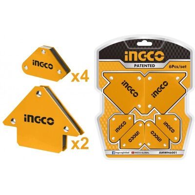 Ingco - AMWH6001 - 6 magneti - 45°/90°/135° - Portaattrezzi Ingco - AMWH6001 - 6 magneti - 45°/90°/135° - Portaattrezzi