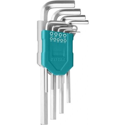 TOTAL - 9-Piece Hex Key Set - Long-Arm - Hex Key Set TOTAL - 9-Piece Hex Key Set - Long-Arm - Hex Key Set