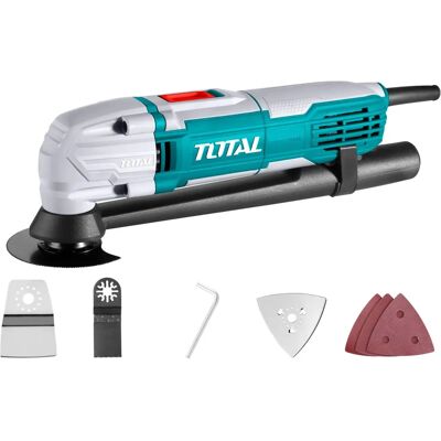 TOTAL TOOLS Wielofunkcyjne narzędzie oscylacyjne - 300W, 7 akcesoriów TOTAL TOOLS Wielofunkcyjne narzędzie oscylacyjne - 300W, 7 akcesoriów