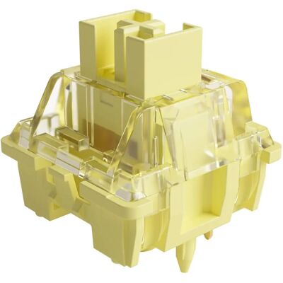 Akko V3 Cream Yellow Pro - Interrupteurs Mécaniques Linéaires - 50gf - Stables - Publicité Akko V3 Cream Yellow Pro - Interrupteurs Mécaniques Linéaires - 50gf - Stables - Publicité