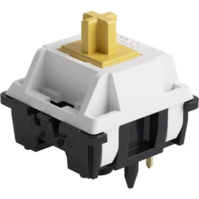 Akko Penguin Switch - Silent Tactile 50gf - Mechanical - White/Black Akko Penguin Switch - Silent Tactile 50gf - Mechanical - White/Black