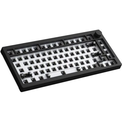 Akko 5075S RGB QMK Barebone - chevalier noir - Clavier mécanique 75% - Publicité Akko 5075S RGB QMK Barebone - chevalier noir - Clavier mécanique 75% - Publicité