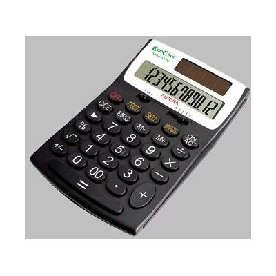 Aurora EC505 Recycled Plastic Solar Calculator - Calculator Aurora EC505 Recycled Plastic Solar Calculator - Calculator