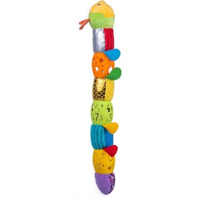 Bali Bazoo Stoffspielzeug Raupe - Rassel - 55 cm Bali Bazoo Stoffspielzeug Raupe - Rassel - 55 cm