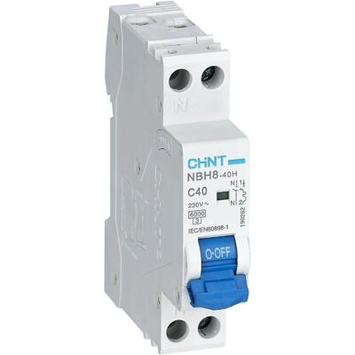 Chint 190262 Disjoncteur 1P+N 40A IP20 - Publicité Chint 190262 Disjoncteur 1P+N 40A IP20 - Publicité