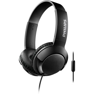 Fones de ouvido Philips SHL3075BK/00 - Graves Profundos, Compacto, Microfone Fones de ouvido Philips SHL3075BK/00 - Graves Profundos, Compacto, Microfone