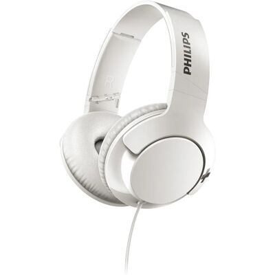 Casque filaire Philips SHL3175WT/00 - Bass+ - Publicité Casque filaire Philips SHL3175WT/00 - Bass+ - Publicité