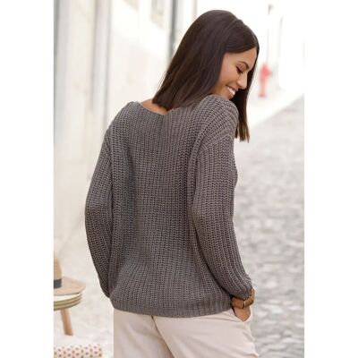 LASCANA Modell 40/42 Khaki Pullover - Pullover LASCANA Modell 40/42 Khaki Pullover - Pullover