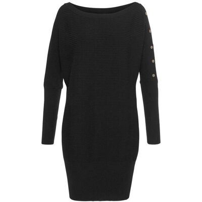 LASCANA Langpullover - V-Ausschnitt, Ripp, Unifarben - Damen LASCANA Langpullover - V-Ausschnitt, Ripp, Unifarben - Damen