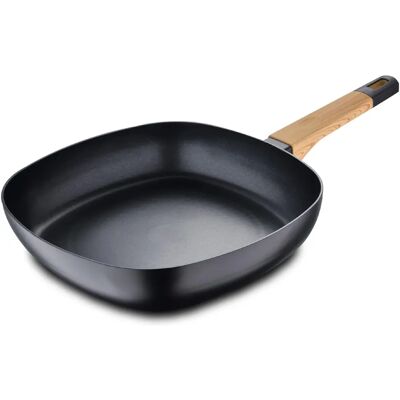 Bergner Černá hliníková grilovací pánev 28cm - Pánev na smažení Bergner Černá hliníková grilovací pánev 28cm - Pánev na smažení