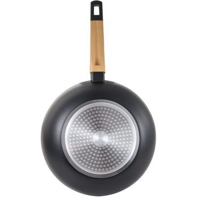 Wok Bergner Terre Noire 28cm - Poêle Wok Bergner Terre Noire 28cm - Poêle