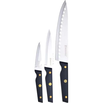 Set de Couteaux Bergner Pro Reeco - Acier Inoxydable, 3 Pièces - Publicité Set de Couteaux Bergner Pro Reeco - Acier Inoxydable, 3 Pièces - Publicité