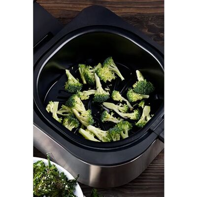 MasterPro Smokeless Grill 5.6L Oil-Free Fryer Silver/Black - Grill MasterPro Smokeless Grill 5.6L Oil-Free Fryer Silver/Black - Grill