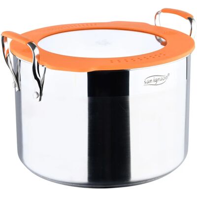 San Ignacio Kompakt Edelstahl Topf 24cm Induktion - 3,8L San Ignacio Kompakt Edelstahl Topf 24cm Induktion - 3,8L