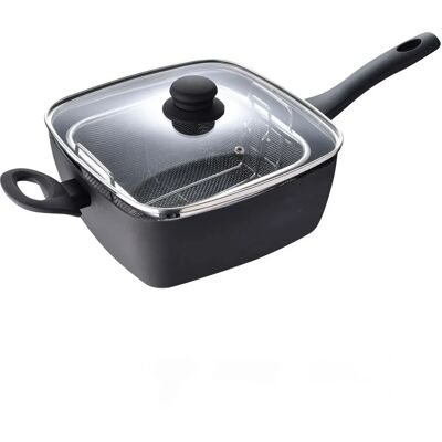 Padella Quadrata San Ignacio Optimum - 24cm, Alluminio, Con Coperchio Padella Quadrata San Ignacio Optimum - 24cm, Alluminio, Con Coperchio